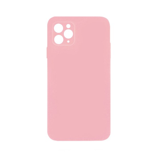 Silicone Case with Camera Shield for Apple iPhone 11 Pro Max Pink